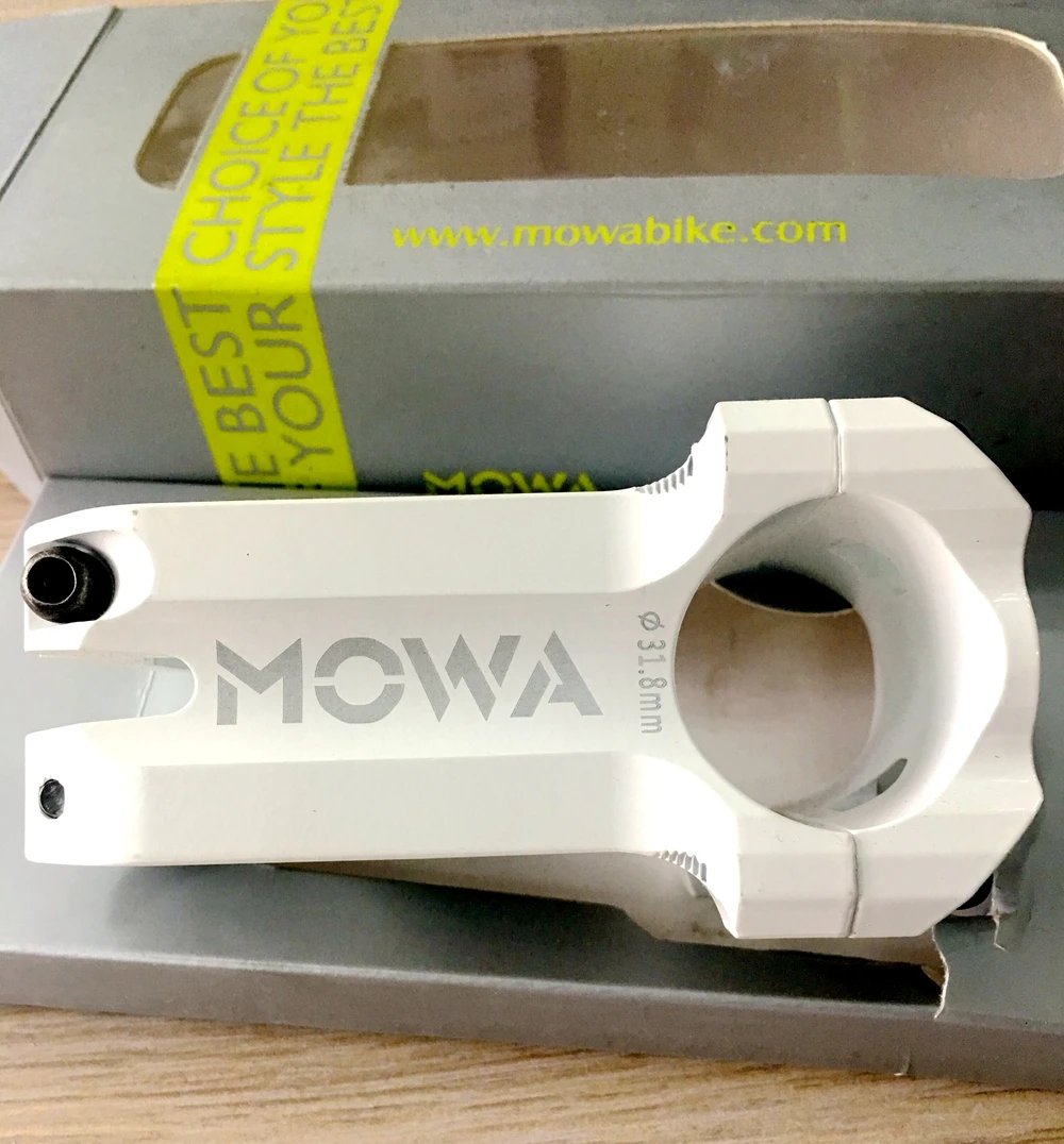 Mowa руля велосипеда 31,8 мм 60 мм алюминиевый сплав CNC Сверхлегкий 195 г MTB горный велосипед руль руля стояк 28,6 мм впереди DH/AM/XC