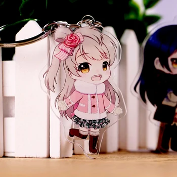

custom acrylic keychain transparent charm anime printing key chain