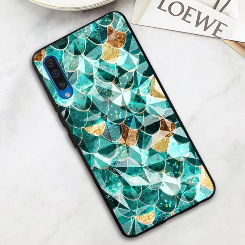 14 For Samsung A30S Case 3D Diamond Flowers PC Hard Back Phone Case Cover For Samsung Galaxy A30S A 30S A30 S Case A307F Coque - Цвет: 14