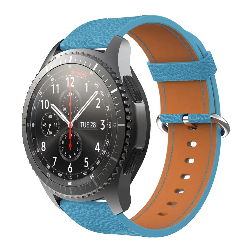 Замена кожаных часов Ремешок Браслет для samsung Galaxy Watch 46 мм