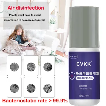 

Hand sanitizing spray 30ml Portable Mini Household No-wash Disinfectant Spray Anti-Bacteria Gentle Soothing Spray #0410