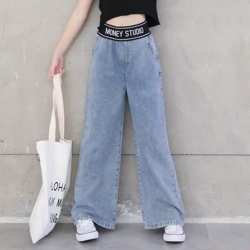 Jeans Anchos Para Niñas Flash Sales, UP TO 54% OFF | www.apmusicales.com