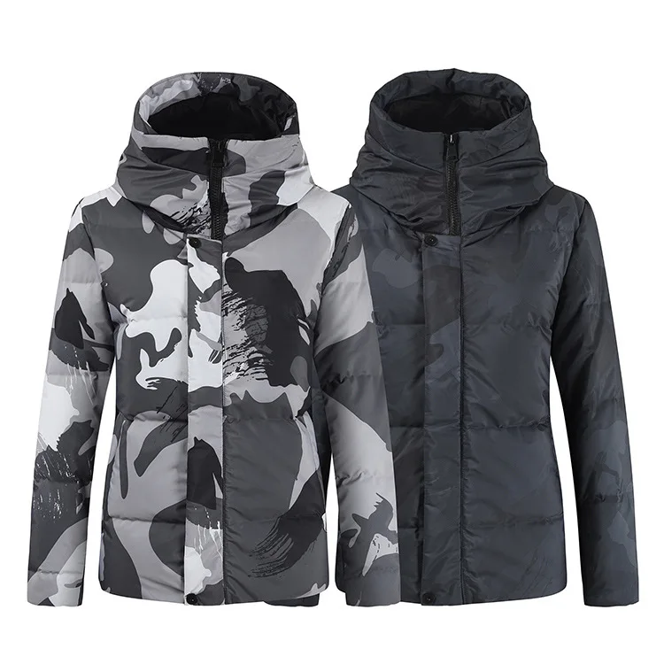Canada Fashion Thick Camouflage down Jacket Men And Women down Feather Coat Hot Selling
