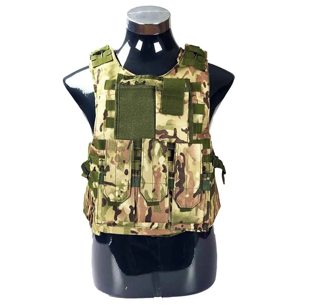 GP Camo FX страйкбол военный тактический жилет Molle Боевая штурмовая пластина Перевозчик тактический жилет 7 цветов CS верхняя одежда охотничий жилет - Цвет: GP Camo