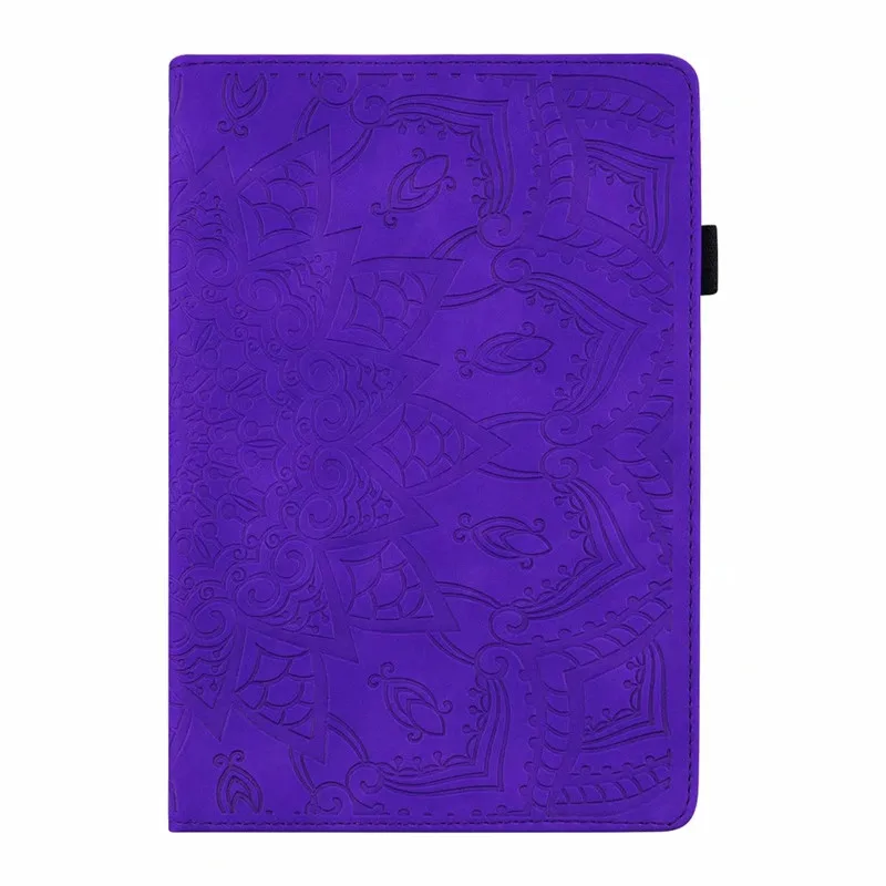 purple Для samsung Galaxy Tab S5E чехол 10," Умный винтажный кожаный рельефный чехол для планшета для Galaxy Tab S5E SM-T720 SM-T725 Funda - Цвет: purple