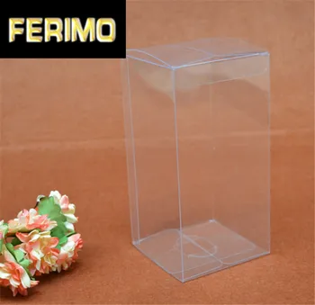 

20pcs Rectangle Plastic Boxes Clear PVC Display Box Wedding Christmas Gift Box Transparent Packaging Box 7 sizes