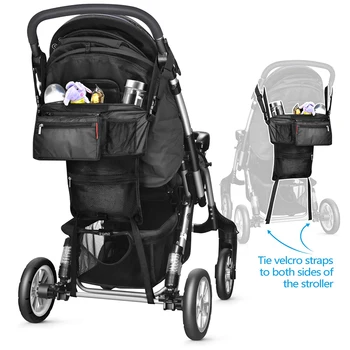 

CYSINCOS Nurse Organizer Pocket Maternity Baby Nappy Bags Baby Strollers Hanging Bag Mummy Bags Diaper Large Capcity Storage Bag