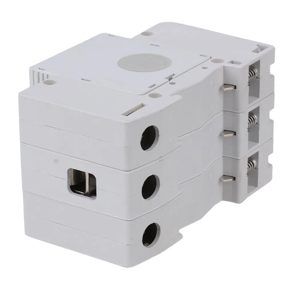 

Gray AC 420V 40KA 3P Standard 35mm DIN Rail Surge Protection Device SPD Lightning Arrester