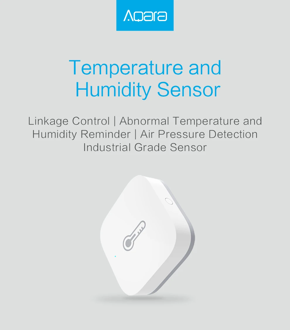 Aqara wifi термостат умный датчик температуры давление воздуха Температура Влажность Приложение датчик zigbee для xiaomi умный дом