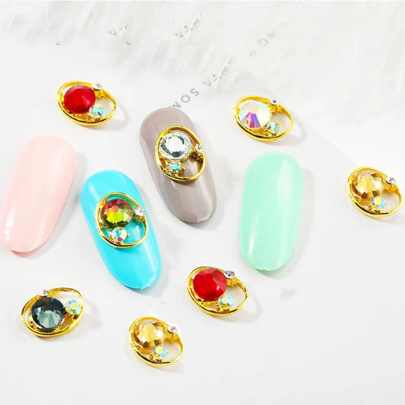 Украшения для ногтей японский сплав Ретро ювелирные изделия с бриллиантами