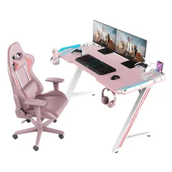 Grand tapis de Bureau pour ordinateur de jeu, design moderne, rose, Kawaii, pour chambre à coucher, mobilier de maison, OF50ZZ 