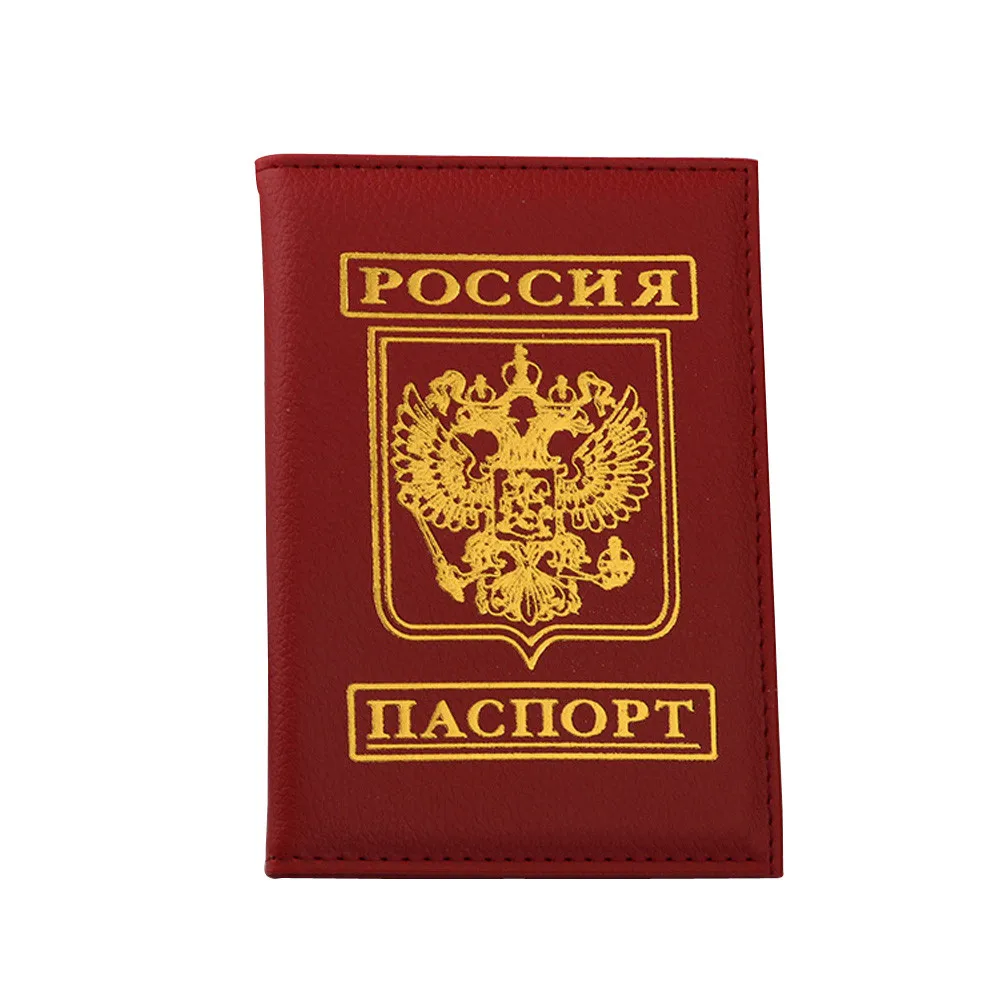 Red 1 Простой Твердый Держатель для паспорта для мужчин, Обложка для паспорта, открытый защитный кошелек для кредитных карт, визиток, мягкая обложка для паспорта - Цвет: Red 1