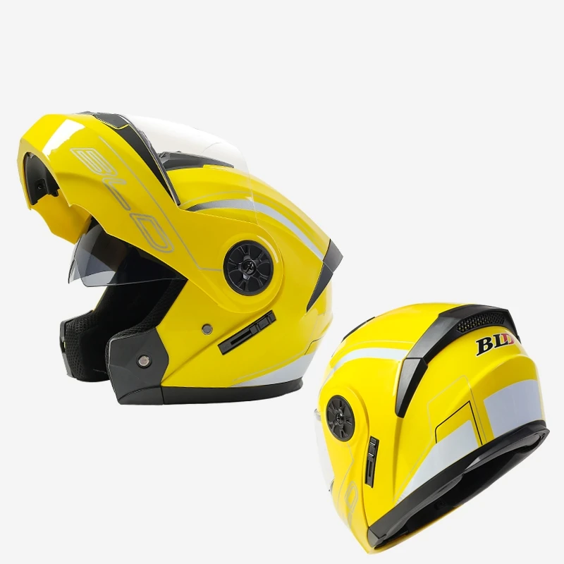 

2021 New Professional Racing Flip Motorcycle Helmet Motocross Casco Moto Dual Lens Modular Full Face Helmet Cascos Para Moto