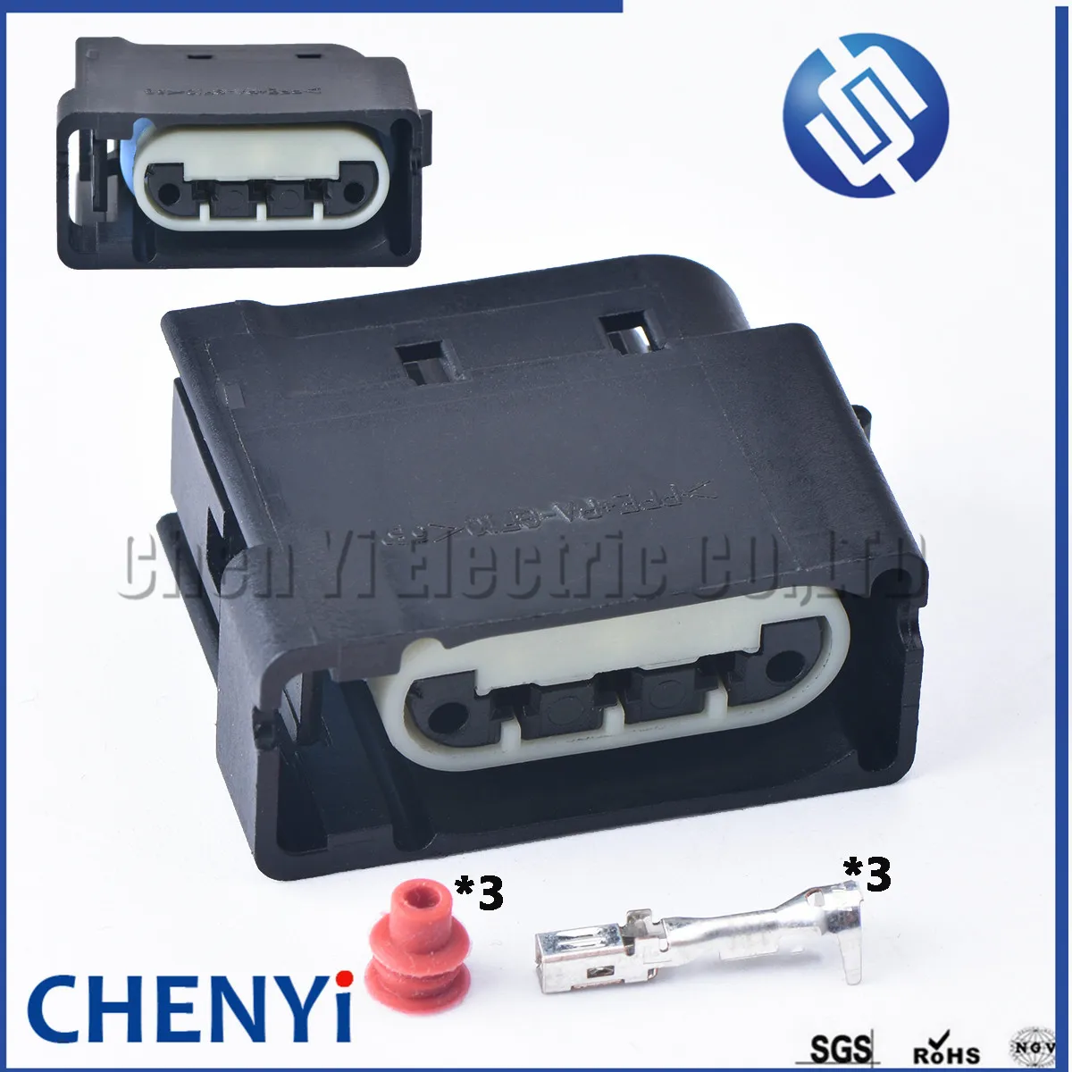 Grote 4-Pin Male Wired Adapter Plug (Fits Ford E3SB-14A464-KA) - Take-Off Unit, Excellent Condition