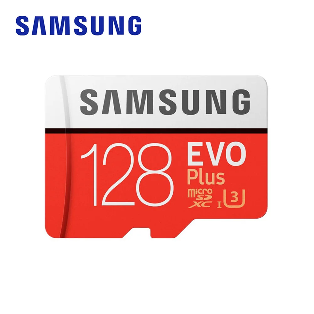 Карта памяти SAMSUNG EVO plus 128 ГБ SDXC TF Micro SD карта U3 4K UHD UHS-I водостойкий Microsd с адаптером