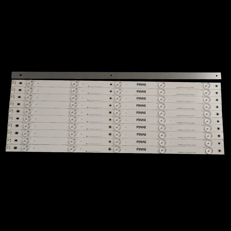 11 шт. x 50 светодиодный ная подсветка для Hisense TV E257384 SVH500A24 Rev06 140303 T500HVN07.1 HD500DF B54 LTDN50K220WSD 493 мм Светодиодные | Светодиодные панели -4000398590378