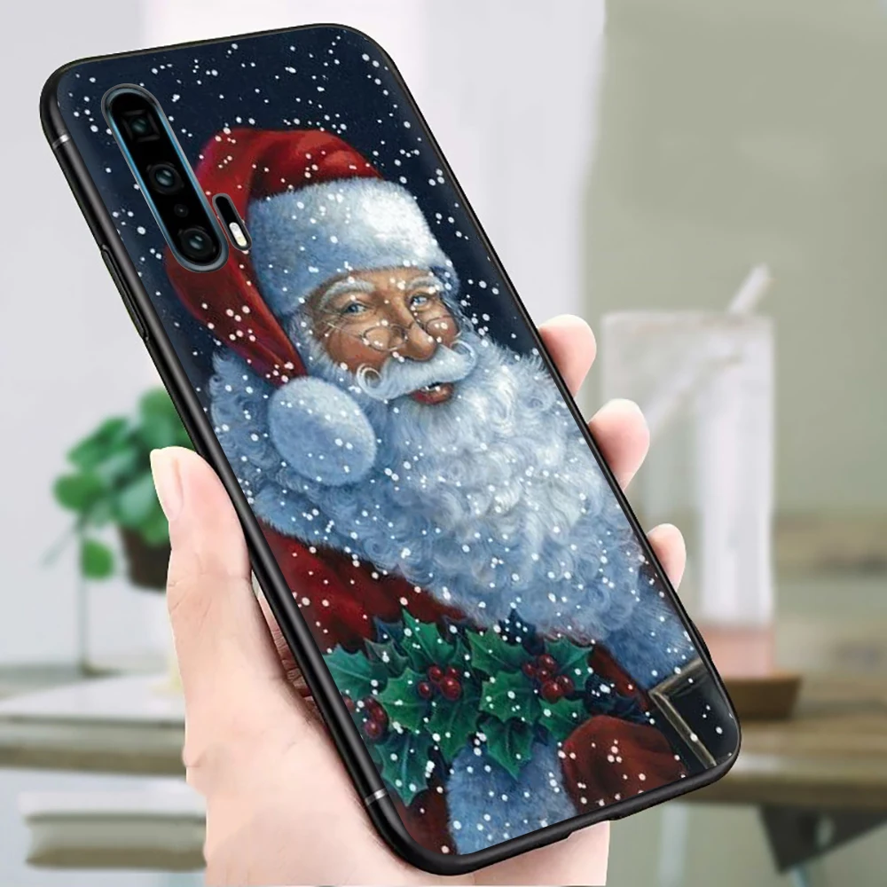 B11 Новогоднее; рождественское силиконовый чехол для телефона для huawei Honor 6A 7A 7C 7X 8C 8X8 9 10 Lite Примечание 10 вид 20 9X pro - Цвет: B11