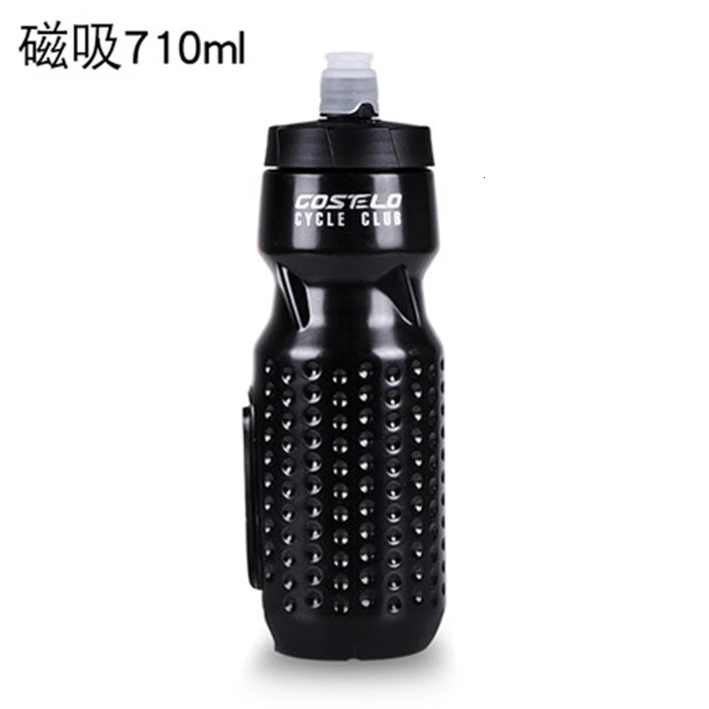 Magnetism black710ml 710 мл Портативные велосипедные бутылки для воды на открытом воздухе для велосипеда, велоспорта, кемпинга, туризма, спорта, ультралегкие магнитные бутылки для напитков - Цвет: Magnetism black710ml