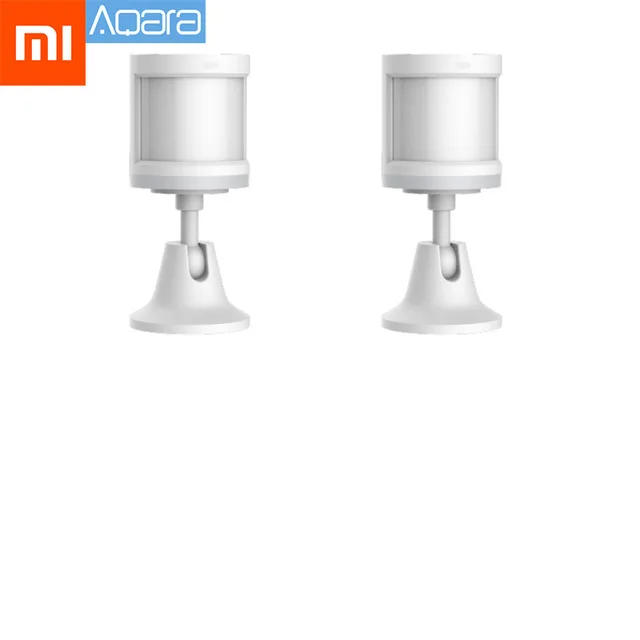 xiaomi Aqara датчик тела и светильник датчик интенсивности s, ZigBee wifi беспроводная работа для xiaomi умный дом mi jia mi home APP - Цвет: 2 pcs