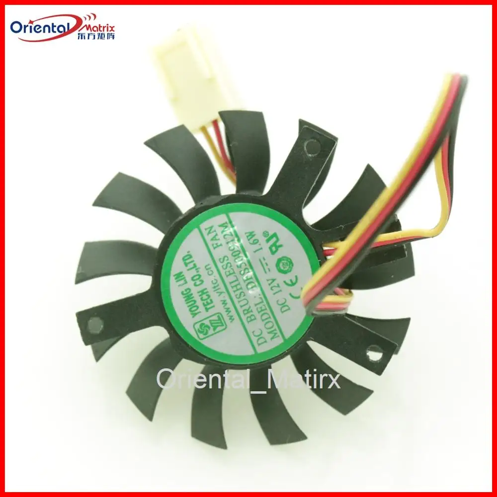 ID-Cooling ND-5010M12B DFS500912M 12 В 0.08A 45 мм 35x35x27 мм poitx Вентилятор Охлаждения видеокарты