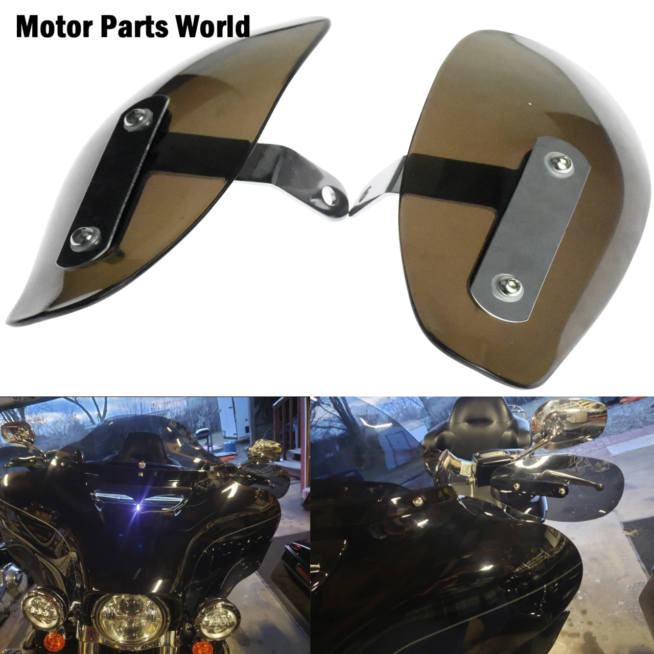 Protector mano Universal para motocicleta, Deflector de viento, Protector de para Harley Dyna Touring Softail Sportster XL883, personalizado|Protección anticaída| AliExpress