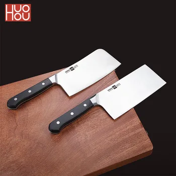 

Huohou Chopping Knife Stainless Steel Kitchen Bone Slicing Cutter Knives Cook Cutting Kitchen Tool ABS Handle