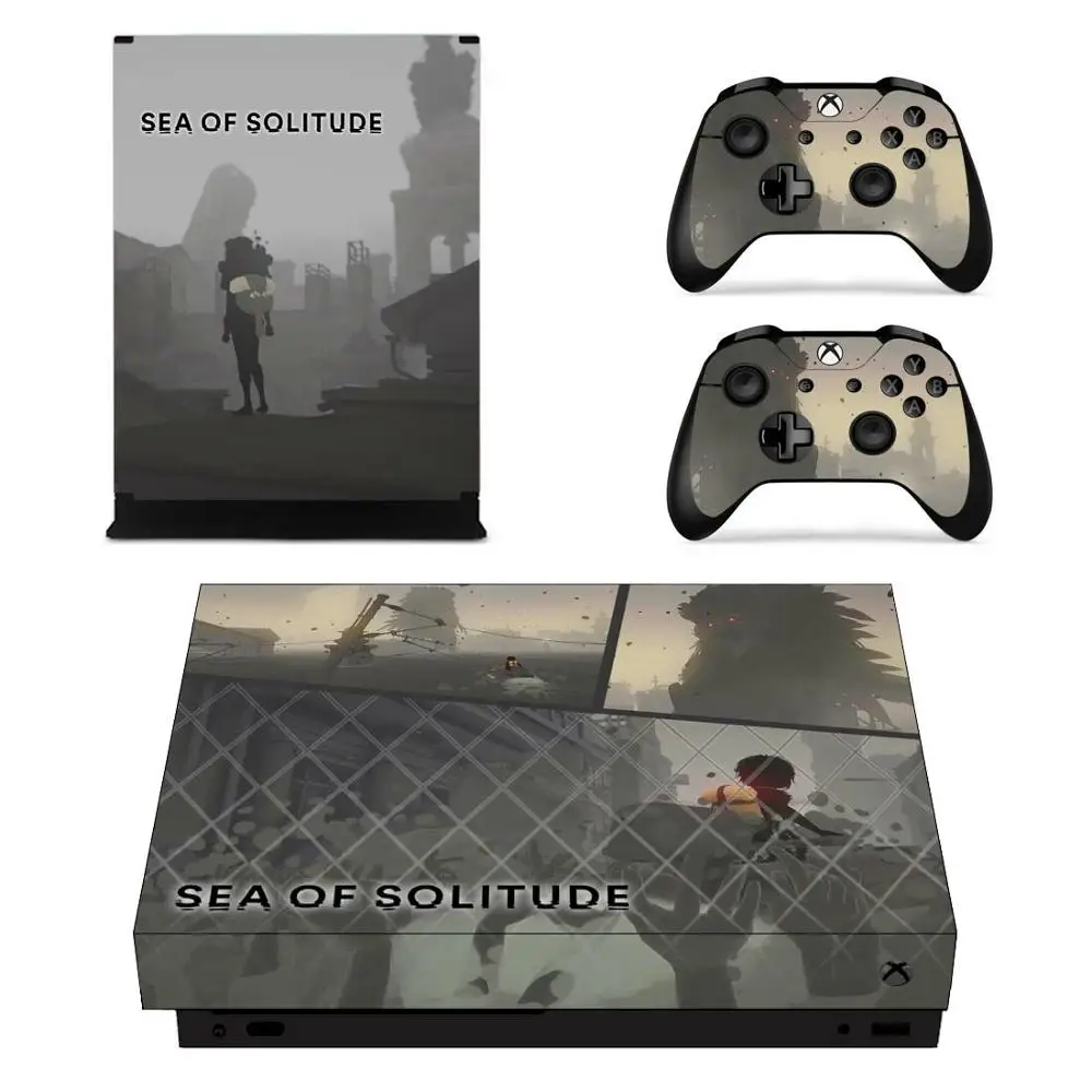 Для Xbox One X стикер s море одиночности кожи наклейки Pegatinas Adesivo для Xbox one X консоли пульта дистанционного управления скины
