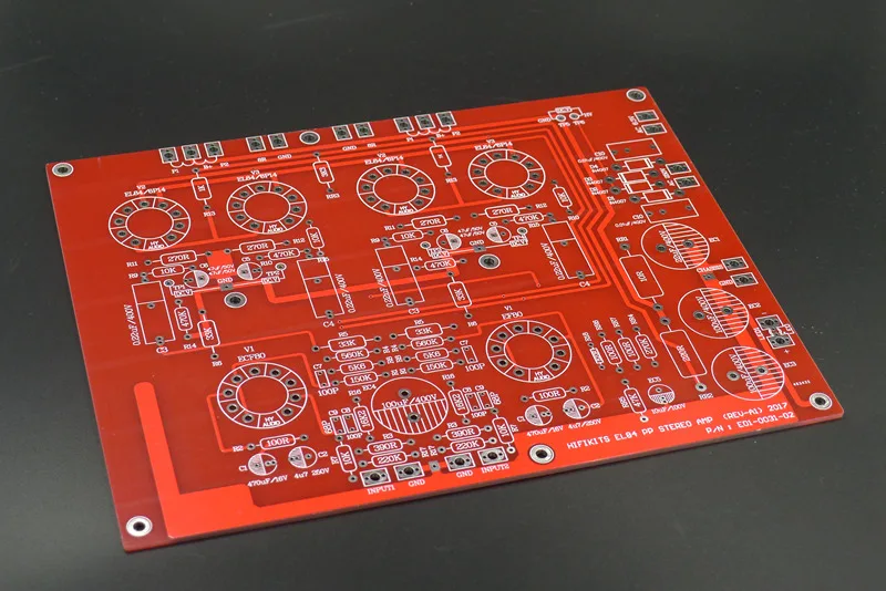 1 Pz Hifi El84 Amplificatore Valvolare Stereo Audio N-Pp Amplificatore Push-Pull Pcb Di Qualità Nuda