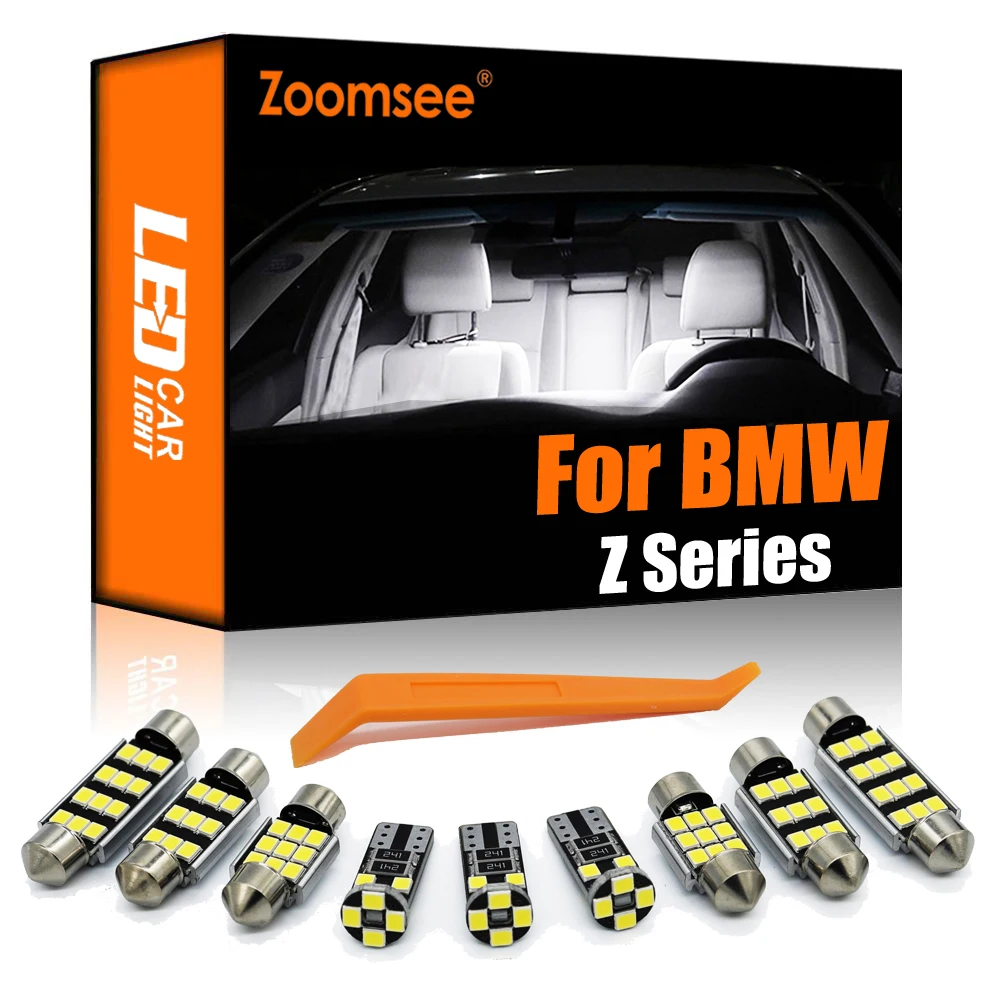 

Внутренсветодиодный ная лампа Zoomsee для автомобилей BMW Z3, E36, Z4, E85, E86, E89, купе, Canbus, купольсветильник ПА для чтения