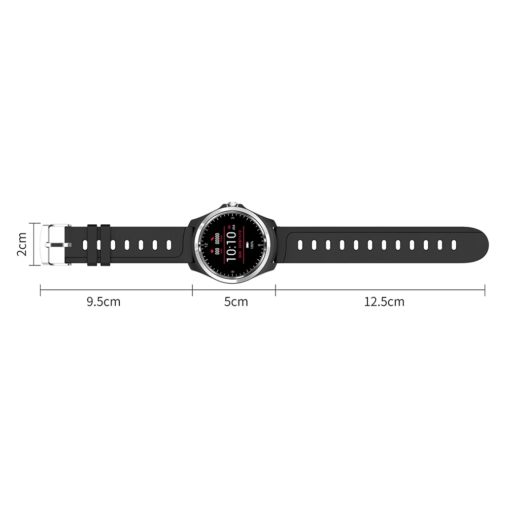 LTP Round Screen Waterproof Smart Watch Men Bluetooth Smartwatch Pedometer Heart Rate Monitor Wristwatch