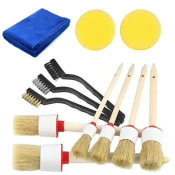 

Set Car Cleaning Brush Accessories Interior 12Pcs Detailing Replacement