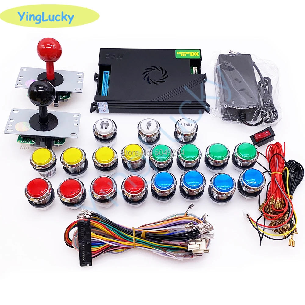 Бесплатная доставка 2 игрока оригинальный комплект Pandora Box DX 3000 джойстик Sanwa