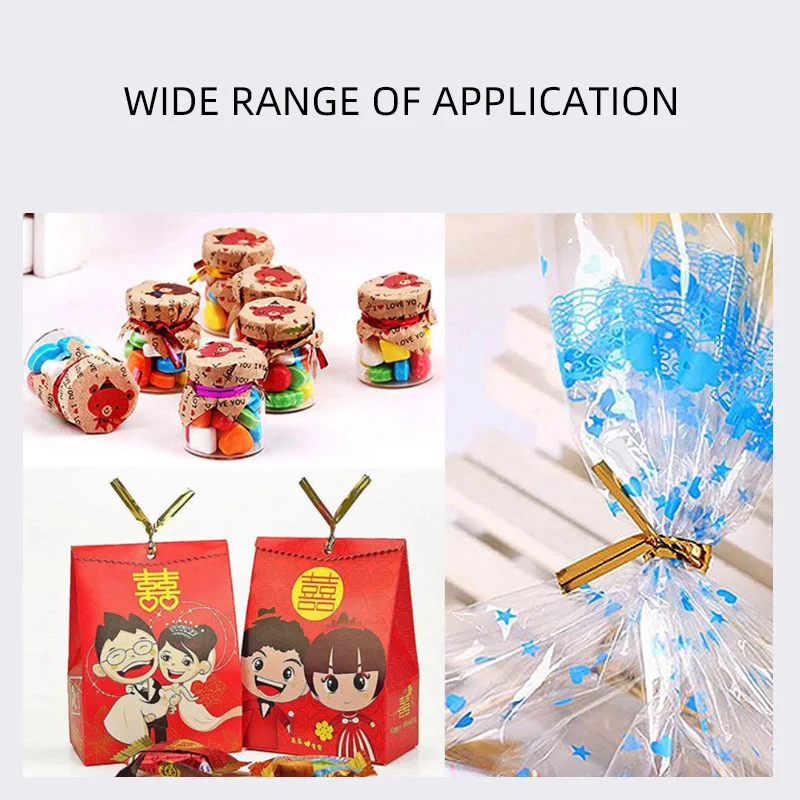 Металлические поворотные Галстуки для виолончели 800 шт. 10 см|for baking|candy candyties ties |