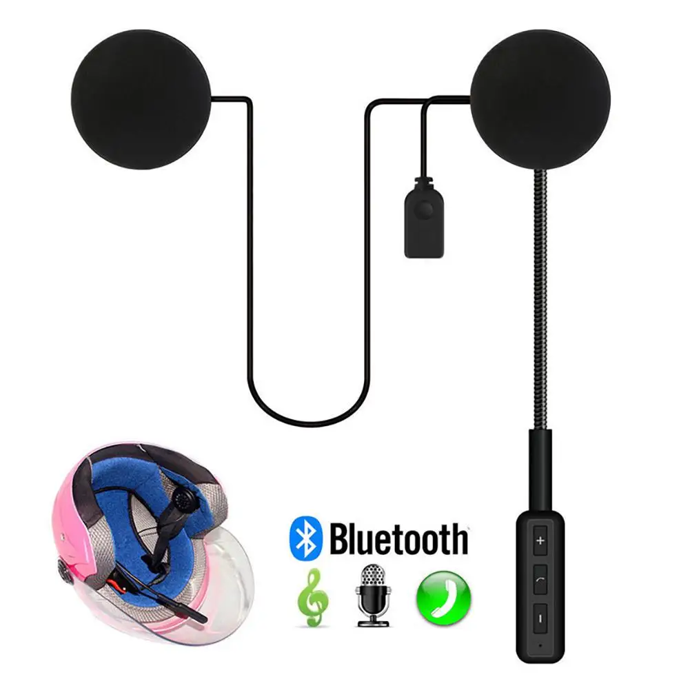 Мотоциклетный шлем наушники переговорные Беспроводные Bluetooth гарнитура для шлема наушники двойной стерео громкой связи для MP3 MP4 телефона