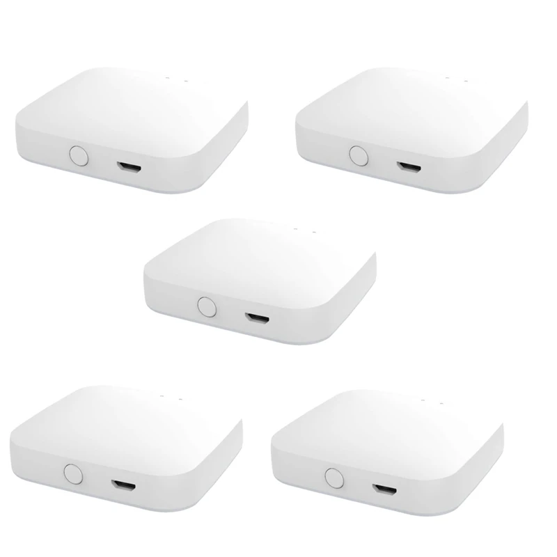 5/1PCS Tuya Smart Multi-mode Gateway ZigBee 3.0 WiFi Bluetooth-compatible Mesh Hub Smart Life App Remote Control Work With Alexa 