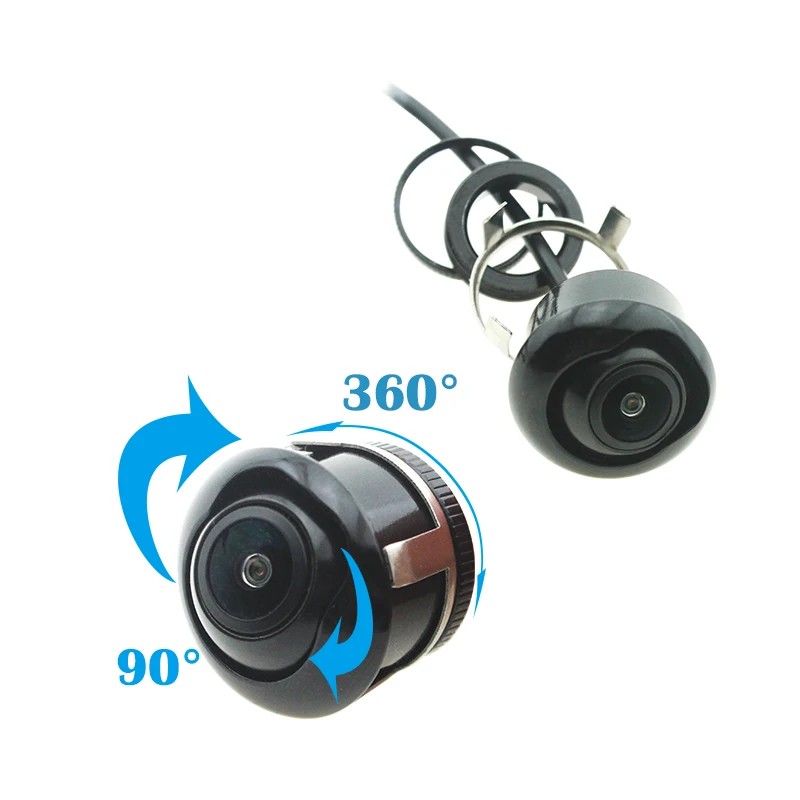 5 inch AHD Monitor 1024x600 With 170&deg; 1280x720P Starlight Night Vision Front Side AHD Reverse Rear View Camera Full HD Fisheye