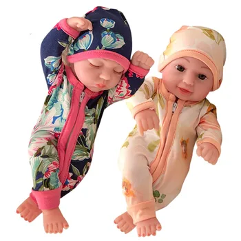

10 inch Dolls Reborn Born New Baby Silicone Vinyl New born Doll Baby Soft Toy Girl Kid Todder Dolls for Girls Birthday Gift