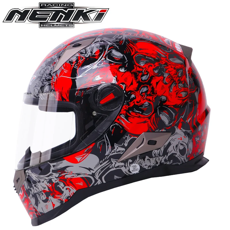 Original Men's Motorcycle Helmet Full Face Motorcycle Helmet Riding ABS Material Motocross Moto ece Certification Hull Moto - Цвет: 863-07