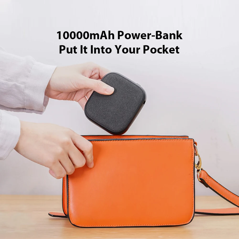 Xiaomi SOLOVE 10000 мАч QI Беспроводное зарядное устройство двойной USB внешний аккумулятор 10000 мАч Быстрая зарядка внешний аккумулятор для iPhone samsung
