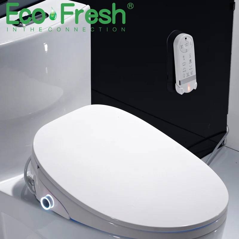 Умное сиденье для унитаза Ecofresh с ЖК-дисплеем | Обустройство дома