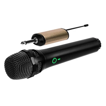

New Wireless Dynamic Microphone, UHF Cordless Microphone System with Portable Receiver for House Parties, Karaoke, Meeting