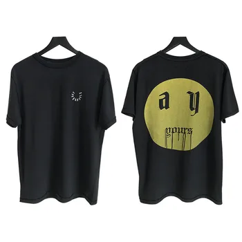 

ASKYURSELF T-shirt Men Women Casual 1:1 Quality ASKYURSELF T-shirts Vintage Style Smiley Print Short Sleeve