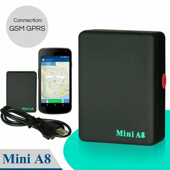 

Realtime Global Locator Real Mini Time Car Kids A8 GSM/GPRS/GPS Tracker Tracking Locator Worldwide Car Navigator