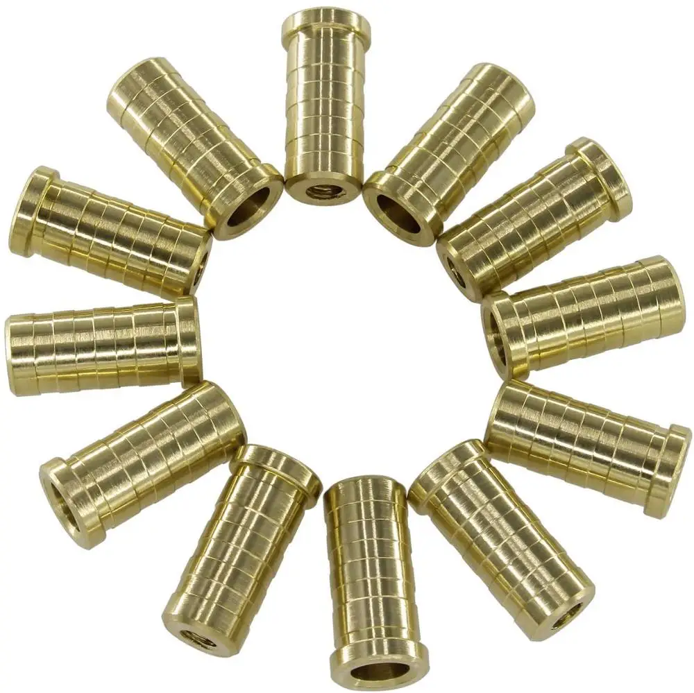 

Maifield Carbon Arrow 11/32"(8.77mm) 65 Grain Brass Inserts.244 /. 299" ID for Arrow Shaft Archery Accessories