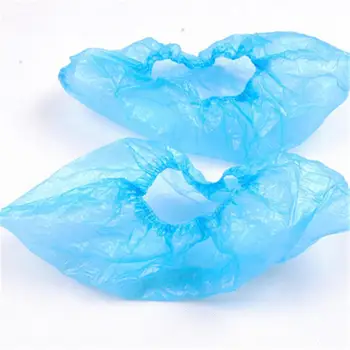 

100PCS Daily Household Overshoes Disposable Shoe Cover Thick Polyethylene Waterproof Anti-fog Isolation Foot Cover