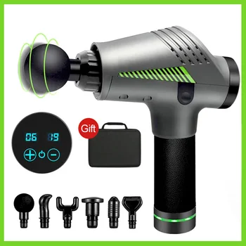 

LCD Display Massage Gun Deep Tissue Muscle Massager Pain Relief Massage Relaxation Body Massager Fascia Gun Electric Massager