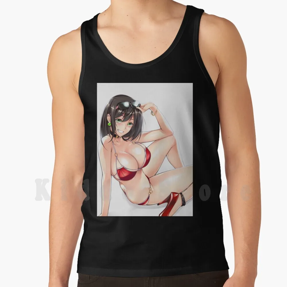 Succulente Anime Babe 17 Canotte Gilet Senza Maniche Sexy Hentai Ecchi Erotic Lewd Tette Hot Chick Womens Girls