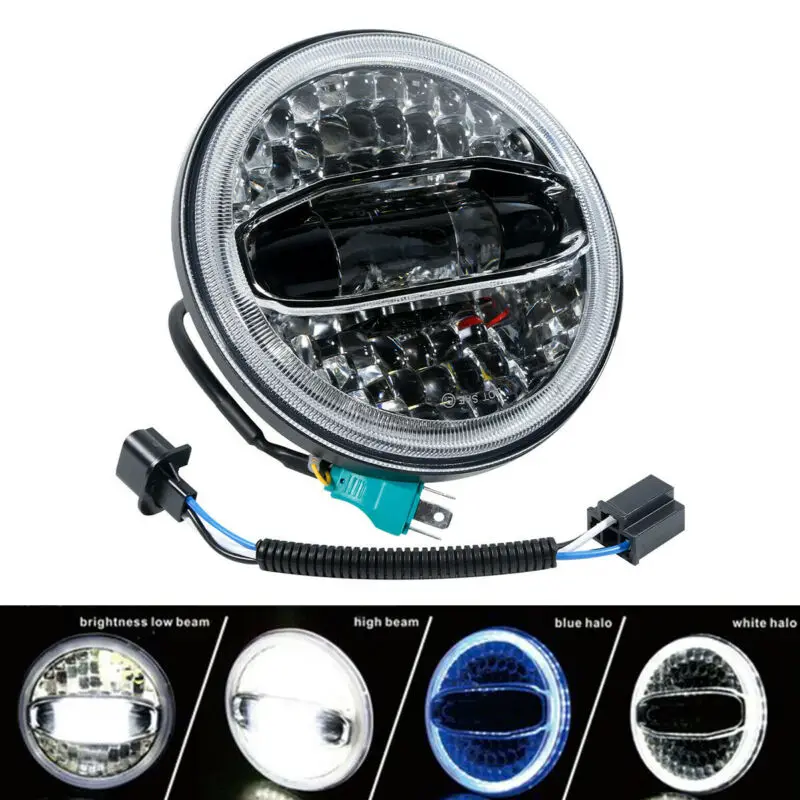 Мотоцикл " круглый светодиодный фонарь для Jeep Wrangler JL /для Harley Touring 94-13