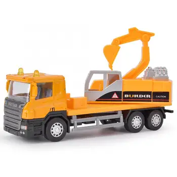 

1/43 Scale Kids High Simulation Alloy Plastic Pull Back Car Toy Child Vehicle Model Toys Car Engineering vehicle Toy Collection