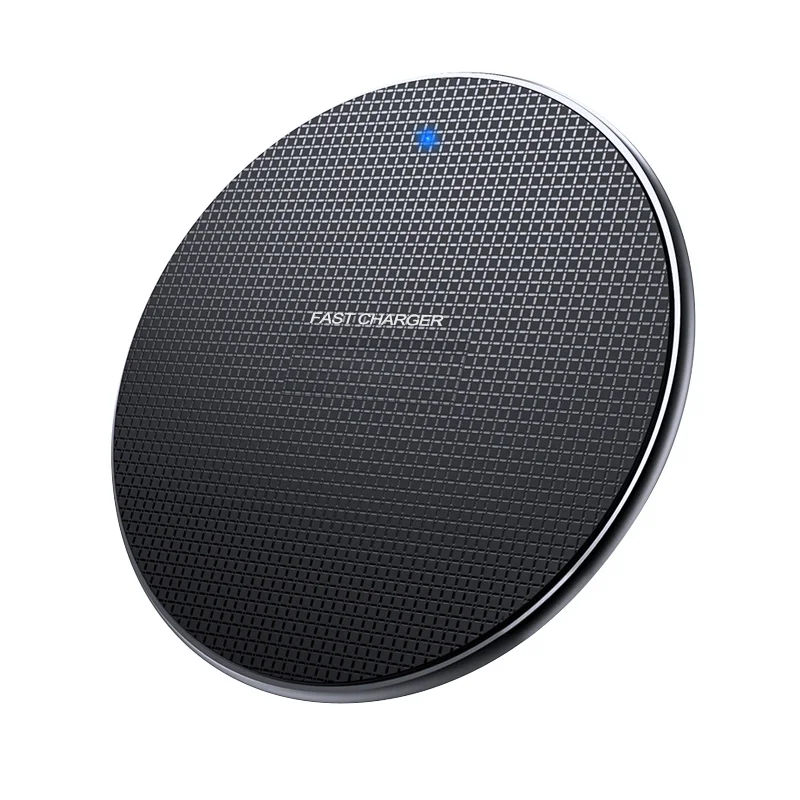 OLAF 10W Qi Wireless Charger for iPhone 11 Pro Xs Max X 8 Plus USB Fast Charger Pad For Samsung S8 S9 S10 Plus Note 10 9 Note 8 - Тип штекера: Black